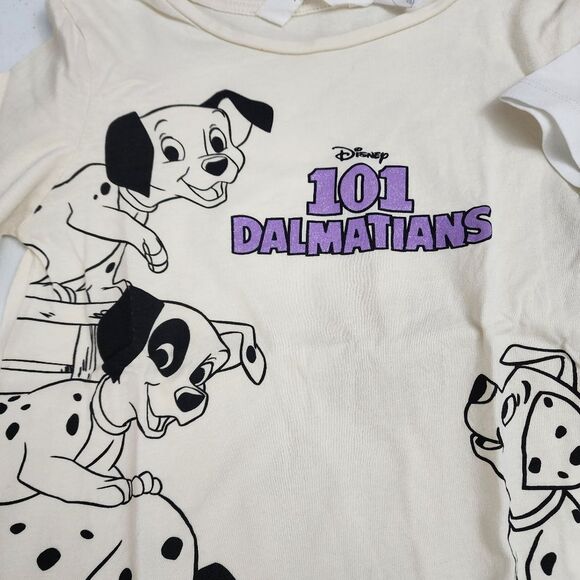 H&M Girls Disney 101 Dalmatians & Lady & the Tramp Long Sleeve 2 Shirt Set NEW - Picture 4 of 13